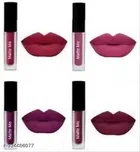 KAYI Set of 4 Liquid Matte Mini Lipsticks 
