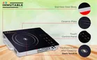 Immutable Infralite Pro ICT 2200W Black Infrared Cooktop, Auto Shut Off & Overheat Protection 