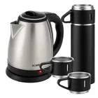 2 Pc Combo Set of Kettle 2 Litre & Asian Brighto Steel Flask 500ml