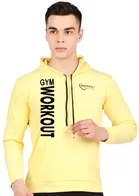 Lycra Printed Hoodie for Men 