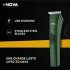 NOVA NHT 1039/03 USB Trimmer 45 min Runtime 5 Length Settings  