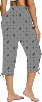 Cotton Printed Capri for Women 