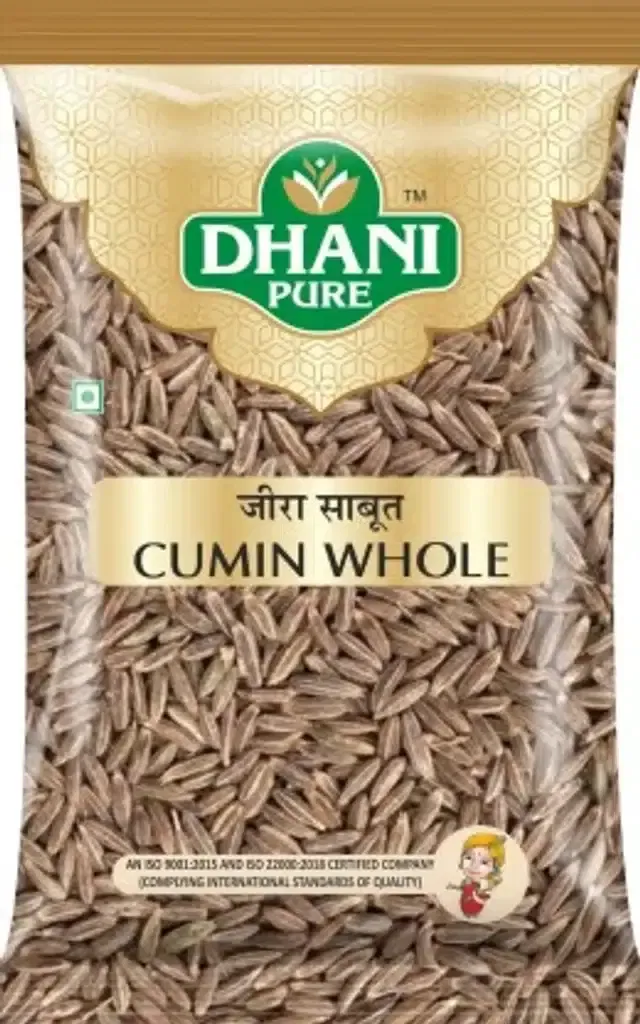 धनि प्योर क्यूमिन (ज़ीरा) साबुत, 100 g