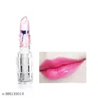 Professional Waterproof Moisturizing Flower Crystal Lipstick Jelly Flower Transparent Color Changing Lip Balm Lipstick For Girls & Women Pack Of 1