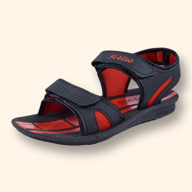 Sandals for Men (Black, 7)