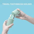 Portable Toothbrush Holder for Travel, Business, Home, Camping, School - Assorted