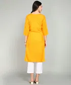 Rayon Embroidered Kurti for Women 