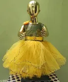 Net Sleeveless Dress for Girls 