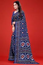 Georgette Printed Saree for Women 