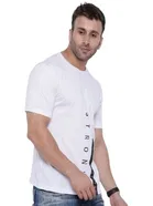 100% Cotton Round Neck Printed T-Shirt for Men 