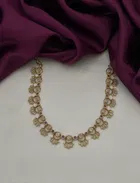 Zircon Gold-plated Necklace Set for Women 