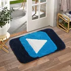 Microfiber Doormat, Blue 