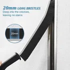 Enmora Crevice Cleaning Tool Door Window Track Dead Corners Cleaner Wet and Dry Brush 