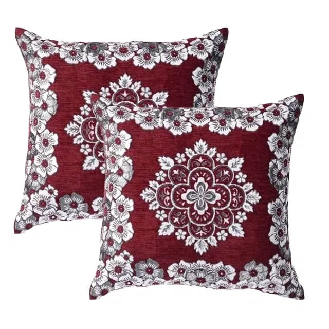 Cushion Covers For Home (Multicolor, Pack Of 2)