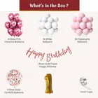 1st Happy Birthday Balloon Decoration Kit, Multicolor, Pack Of 57