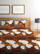Printed Double Bedsheet with 2 Pillow Covers 