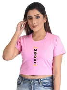 Cotton Blend Printed Top for Women 