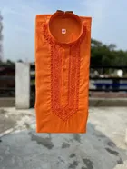 Cotton Embroidered Kurta for Men 