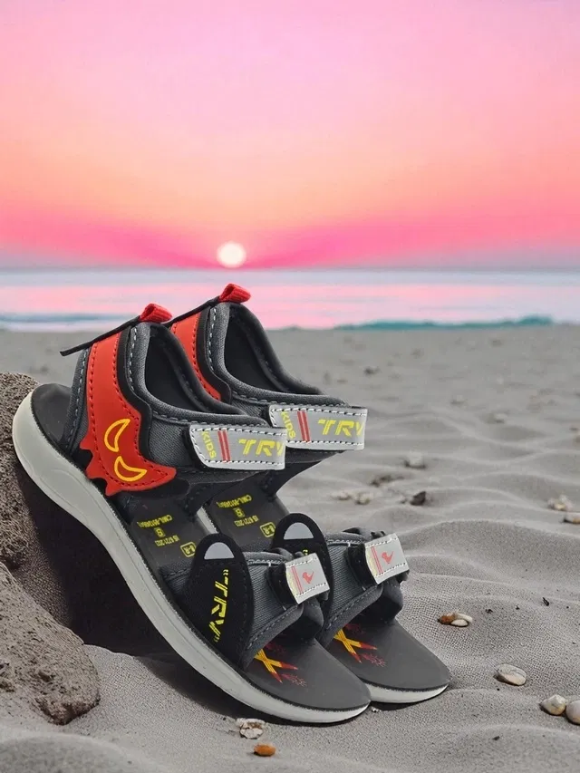 Sandals for Kids, Black (3-3.5 Years)