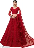 Cotton Blend Lehenga Choli for Women 