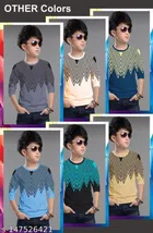 Cotton Round Neck T-Shirt for Boys 