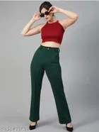 Cotton Blend Trouser for Women 