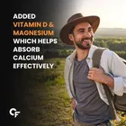 CARBAMIDE FORTE Calcium Magnesium Zinc Tablets for Women & Men | Bone Health Supplement 