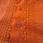 Embroidered Mandarin Neck Kurta for Men 