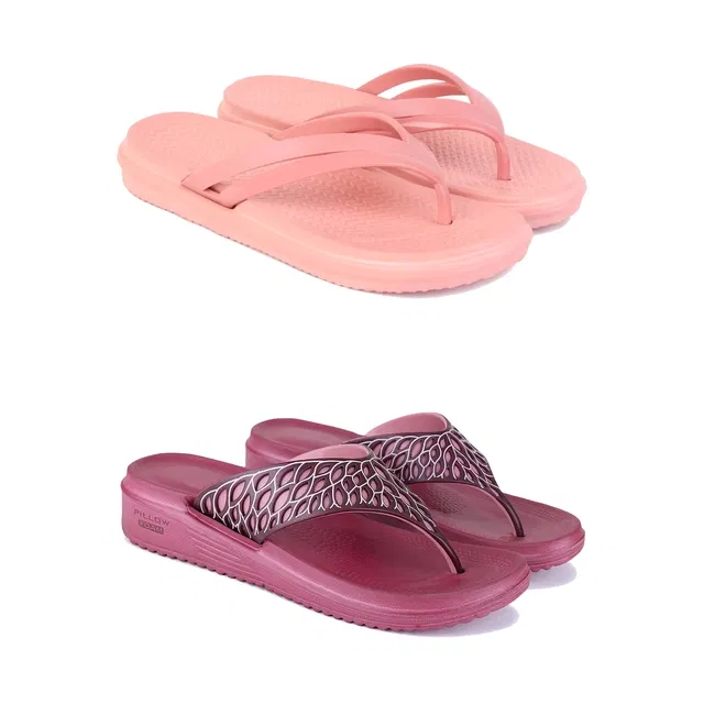 Heels for Women (Multicolor, 6) (Set of 2)