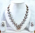 Beautiful Kundan Necklace for Women & Girls, White