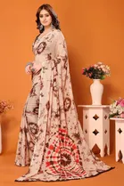 Georgette Printed Saree for Women 