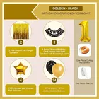 1st Happy Birthday Balloon Decoration Kit, Gold, Set of 1