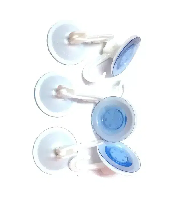 Wall Vacuum Hooks (White, Pack of 6)