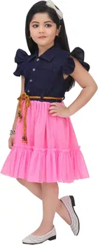 Silk Blend Frock for Girls 