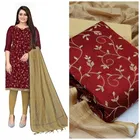 Chanderi Cotton Unstitched Dress Material for Women 