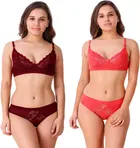 Cotton Blend Lingerie Set for Women 