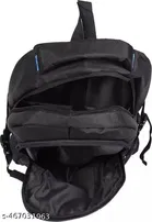 Polyester Backpack for Men & Women, Black