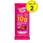 Yogabar Protein Bar Dark Chocolate Cranberry 2X50 g 