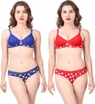Cotton Blend Lingerie Set for Women 