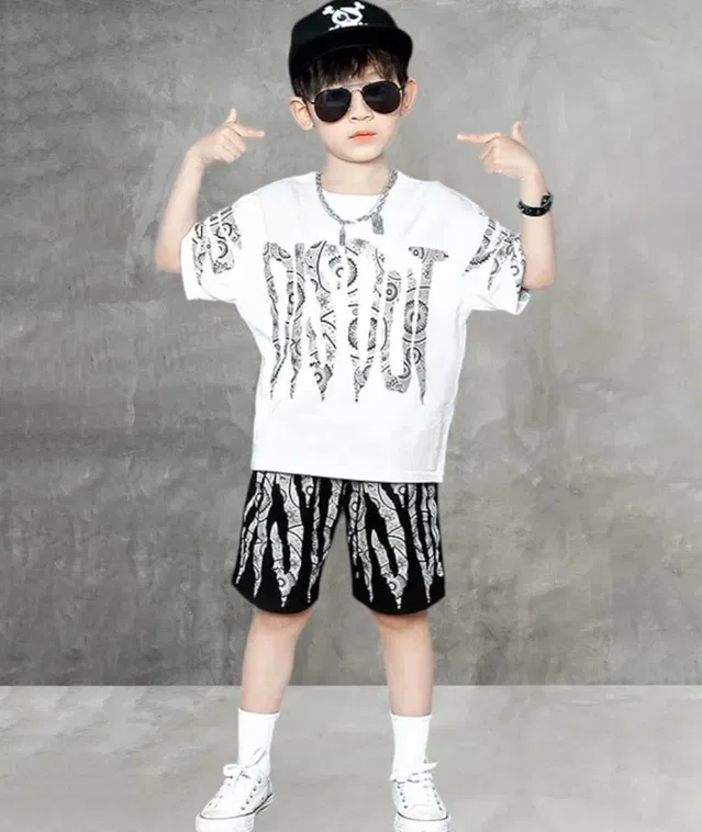 Cotton Printed Clothing Set for Kids (Multicolor, 3-4 Years)