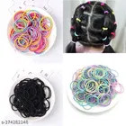 Pack of 100 Rubber Bands for Women 