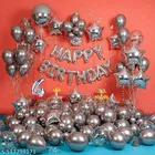 52 Pcs 4th Birthday Decoration kit, Multicolour, Set of 1