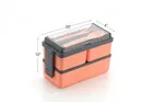 Magic Plus Plastic 3 Containers Lunch Box 