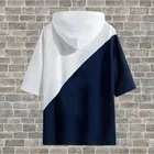 Hooded Colorblocked T-Shirt for Men 