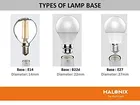 HALONIX 9 W Round B22 D LED Bulb 