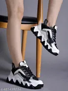 Solid Mesh Sneakers for Women 