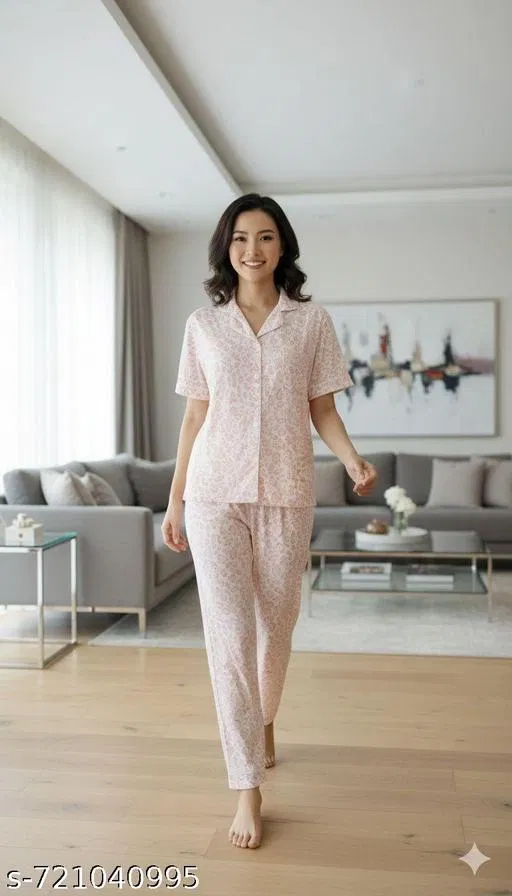 Comfort Nightdress for Women (Multicolor, XL)