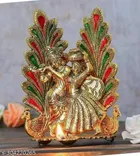 Metal Radha Krishana Idol 