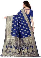 Soft Silk Zari Woven Saree for Women 