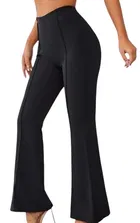 Poly Spandex Bell Bottoms Trouser / Pant for Women 